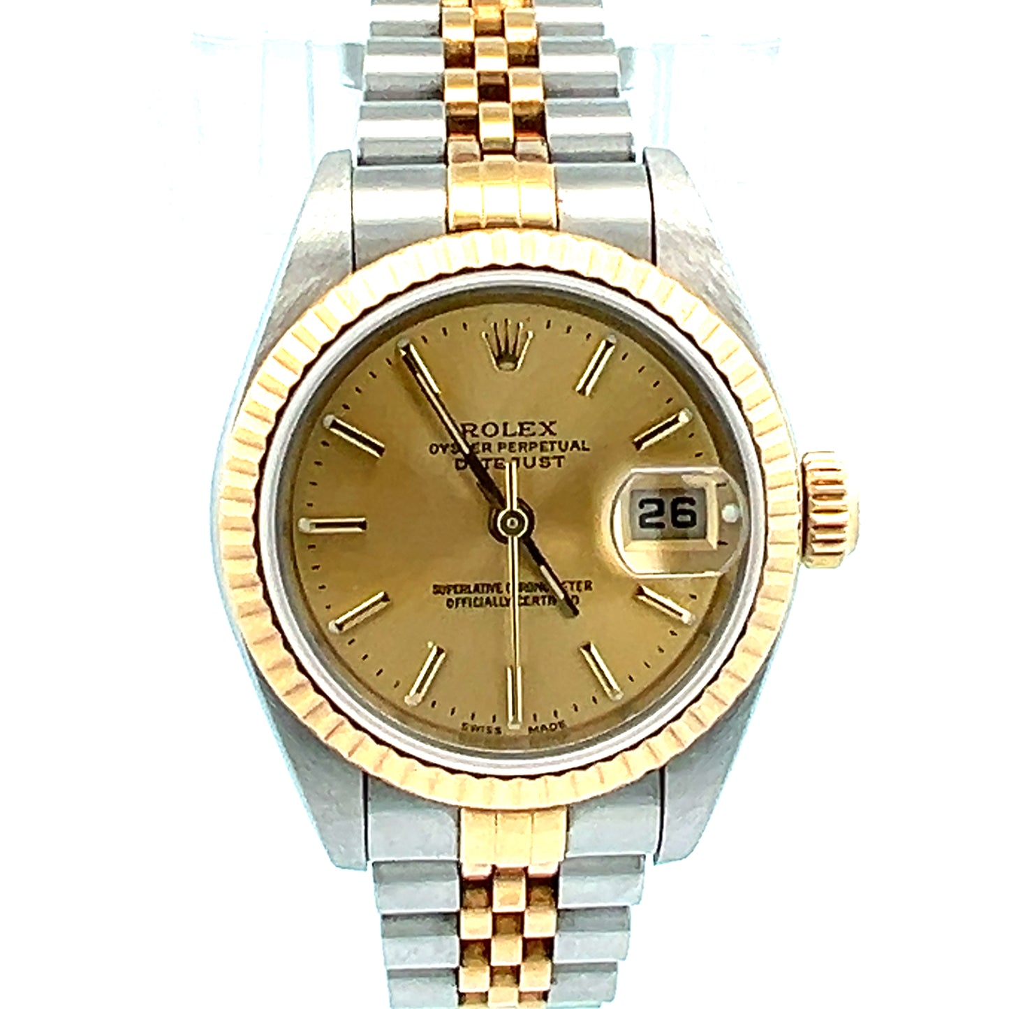 Rolex 79173 | Two Tone DateJust Rolex | Small Womens Rolex | 2000 26mm