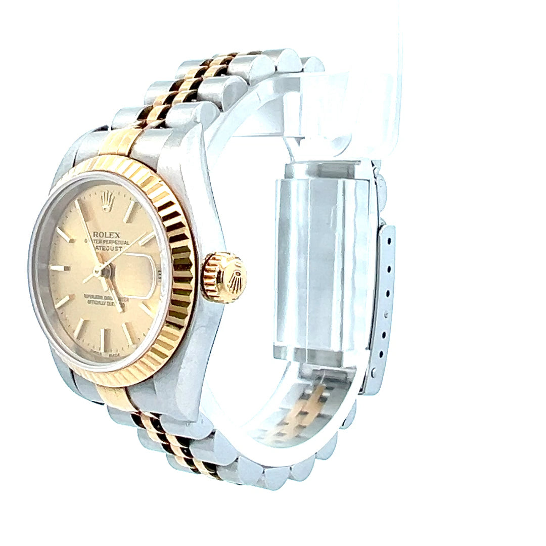 Rolex 79173 | Two Tone DateJust Rolex | Small Womens Rolex | 2000 26mm