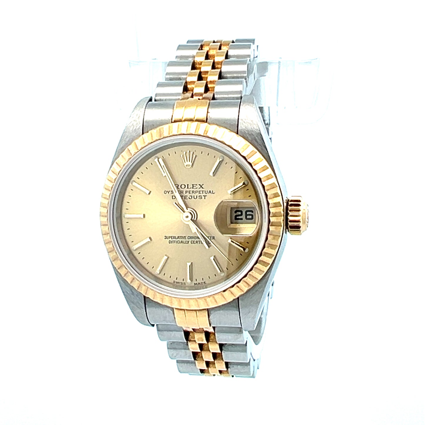 Rolex 79173 | Two Tone DateJust Rolex | Small Womens Rolex | 2000 26mm