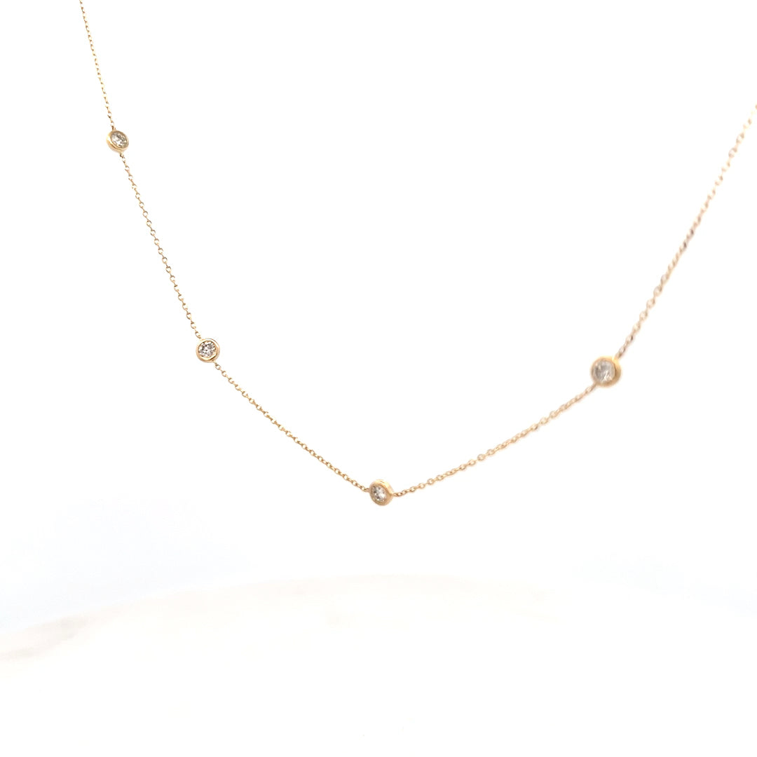 1.06cttw Diamonds By The Yard Necklace | Diamond Yard Necklace