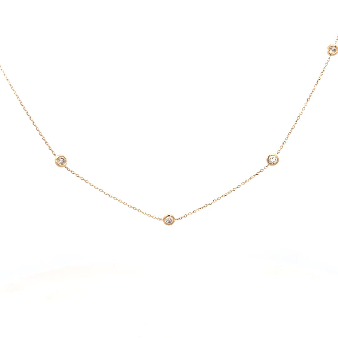 1.06cttw Diamonds By The Yard Necklace | Diamond Yard Necklace