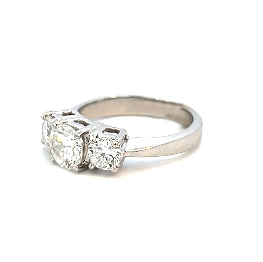 1.80cttw Natural Diamond Engagement Ring | Platinum Engagement Ring | GIA Certified