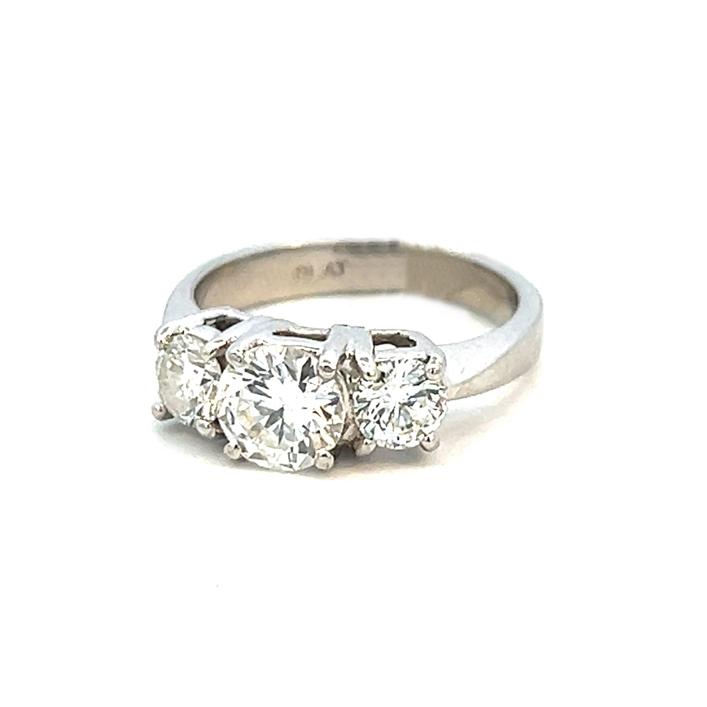1.80cttw Natural Diamond Engagement Ring | Platinum Engagement Ring | GIA Certified