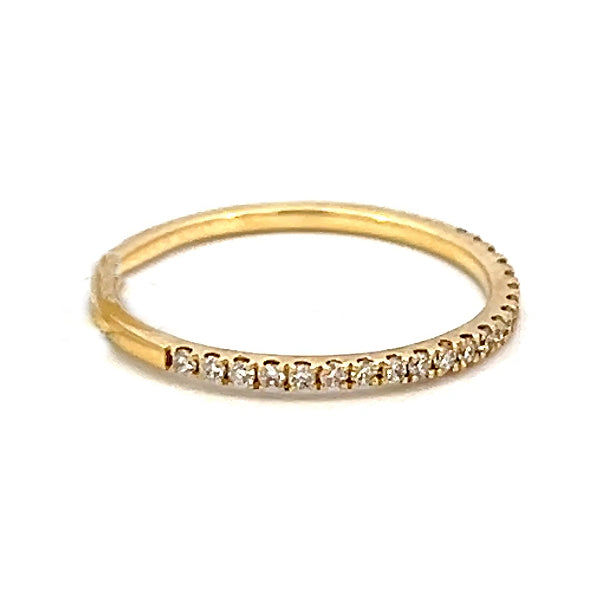 0.20cttw Diamond Stackable Ring | Half Eternity Diamond Wedding Band