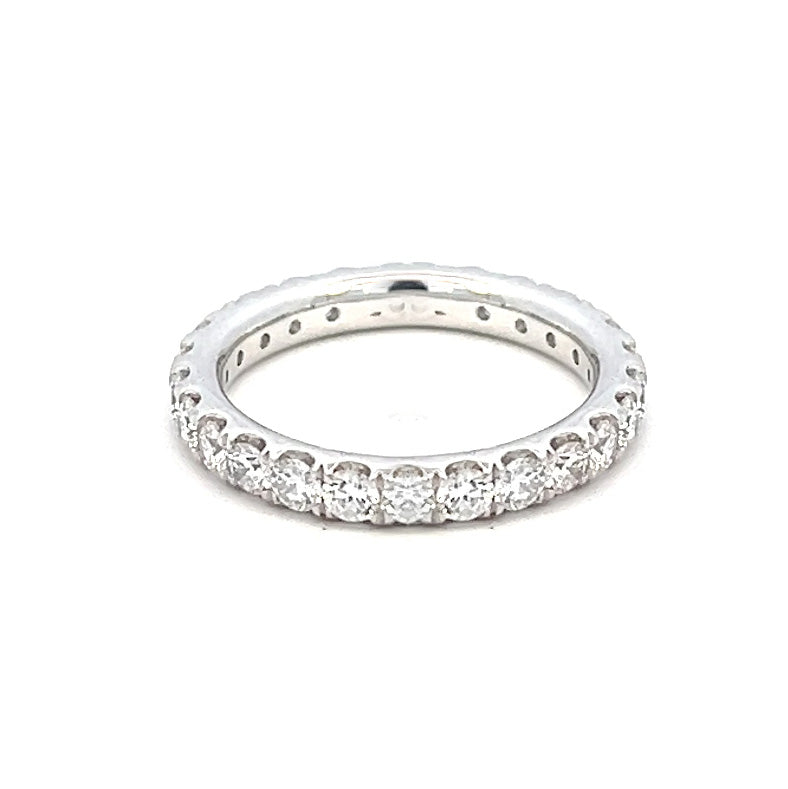 1.50cttw Diamond Wedding Band | Diamond Eternity Band | 14k White Gold