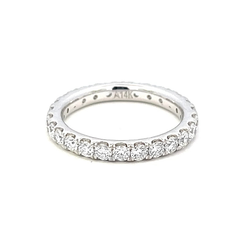 1.50cttw Diamond Wedding Band | Diamond Eternity Band | 14k White Gold