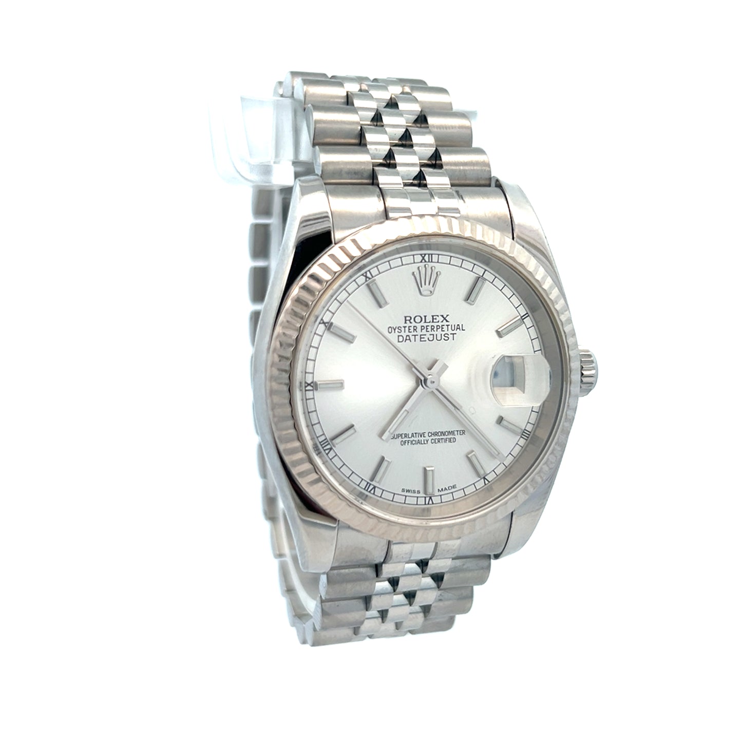 Rolex 116234 | Rolex DateJust 36 | Silver Stick Dial 36mm 1974