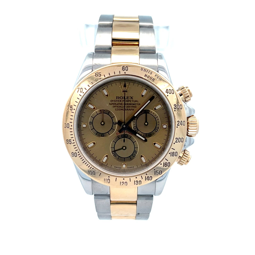 Rolex 116523 | Two Tone Daytona | Pre Owned Rolex Daytona 2007 40mm