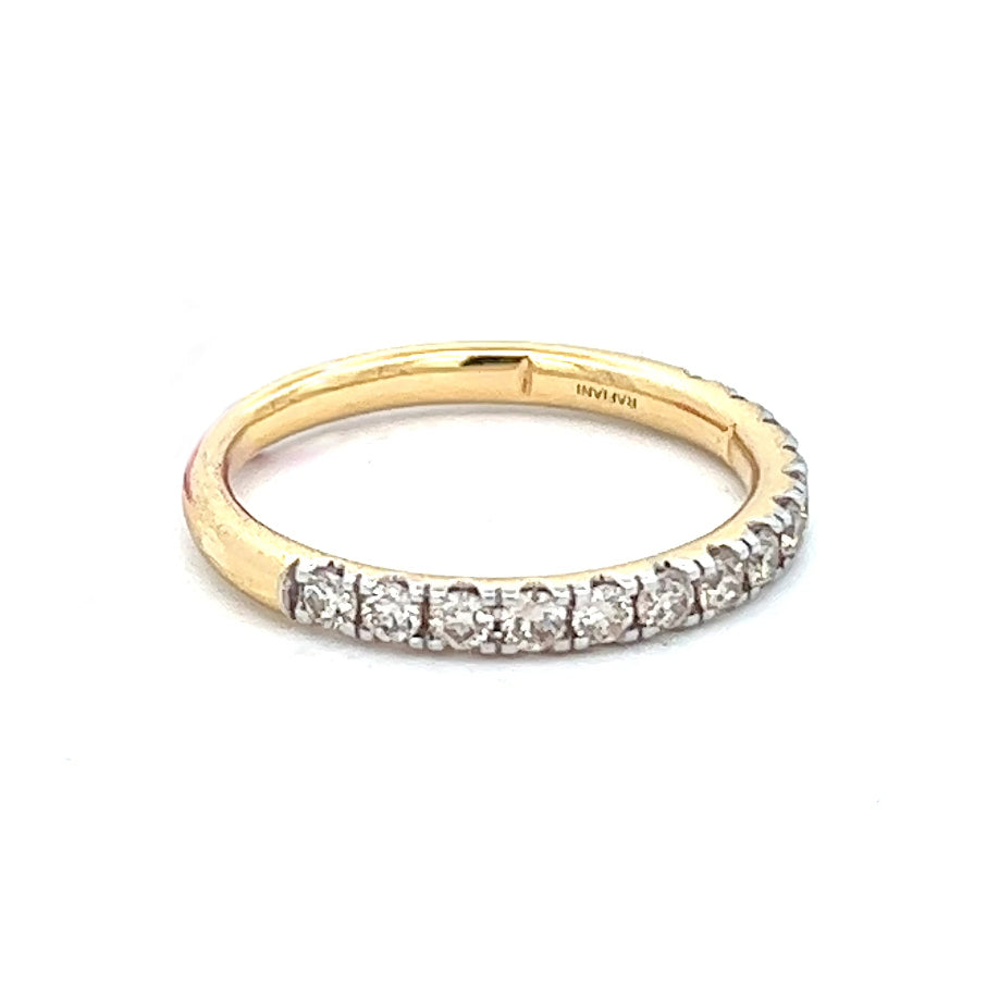 .50cttw Stackable Diamond Ring | 14k Yellow Gold | Half Eternity