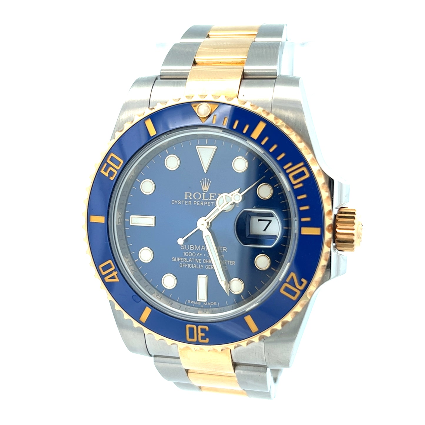 Rolex 116613LB, Rolex Submariner Blue, Blue and Gold Rolex