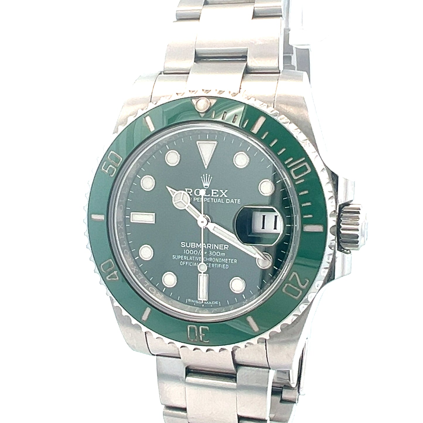 40mm Rolex Hulk | 116610lv | 2017 Rolex Submariner Green