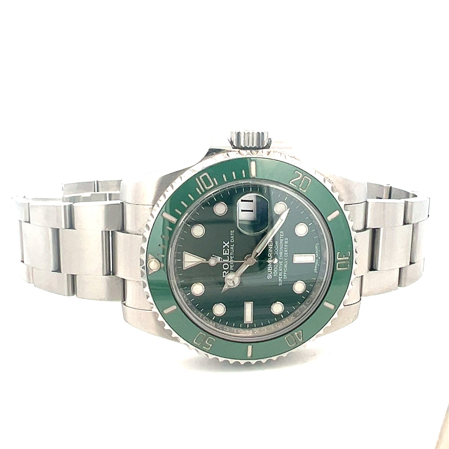 40mm Rolex Hulk | 116610lv | 2017 Rolex Submariner Green