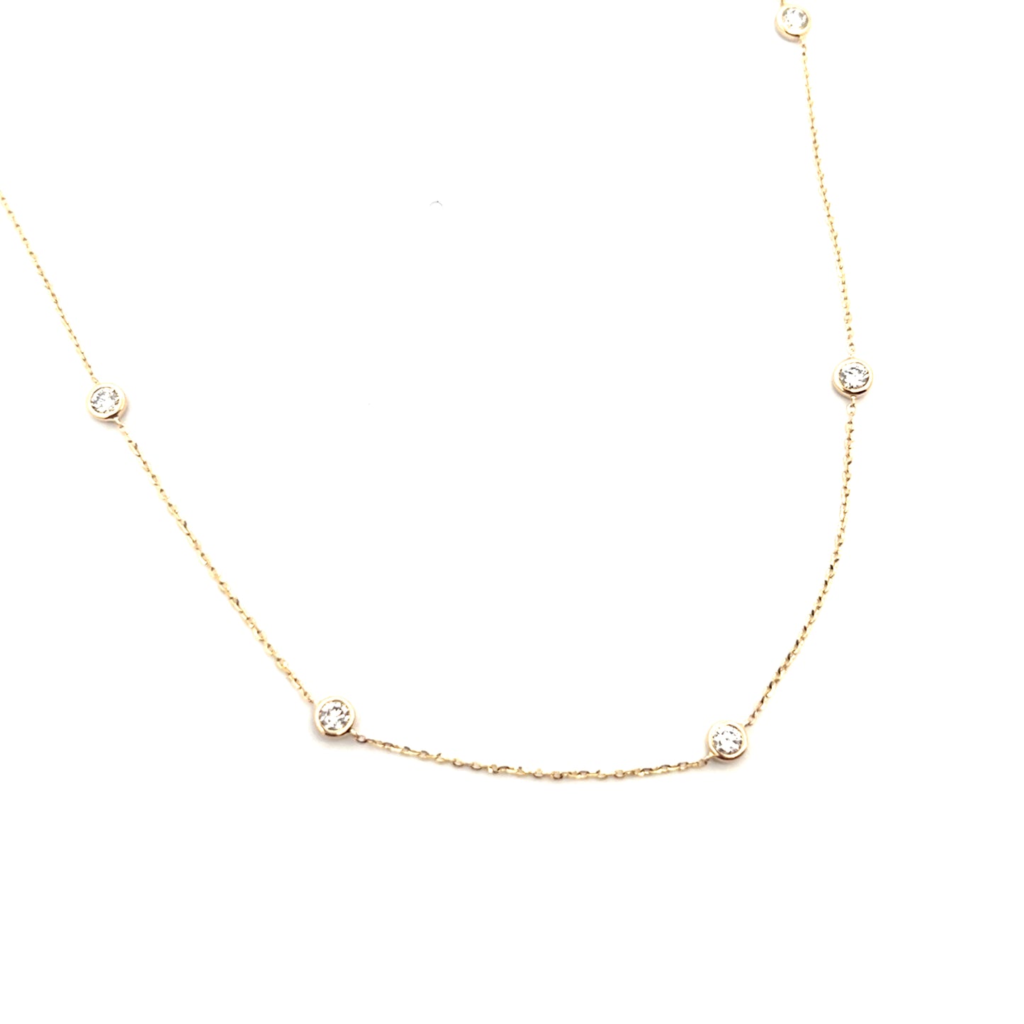 1.06cttw Diamonds By The Yard Necklace | Diamond Yard Necklace