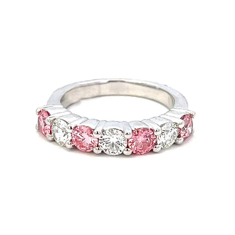1.75cttw Pink Diamond Ring | Pink Diamonds Rings | Lab Grown Pink Diamond Ring