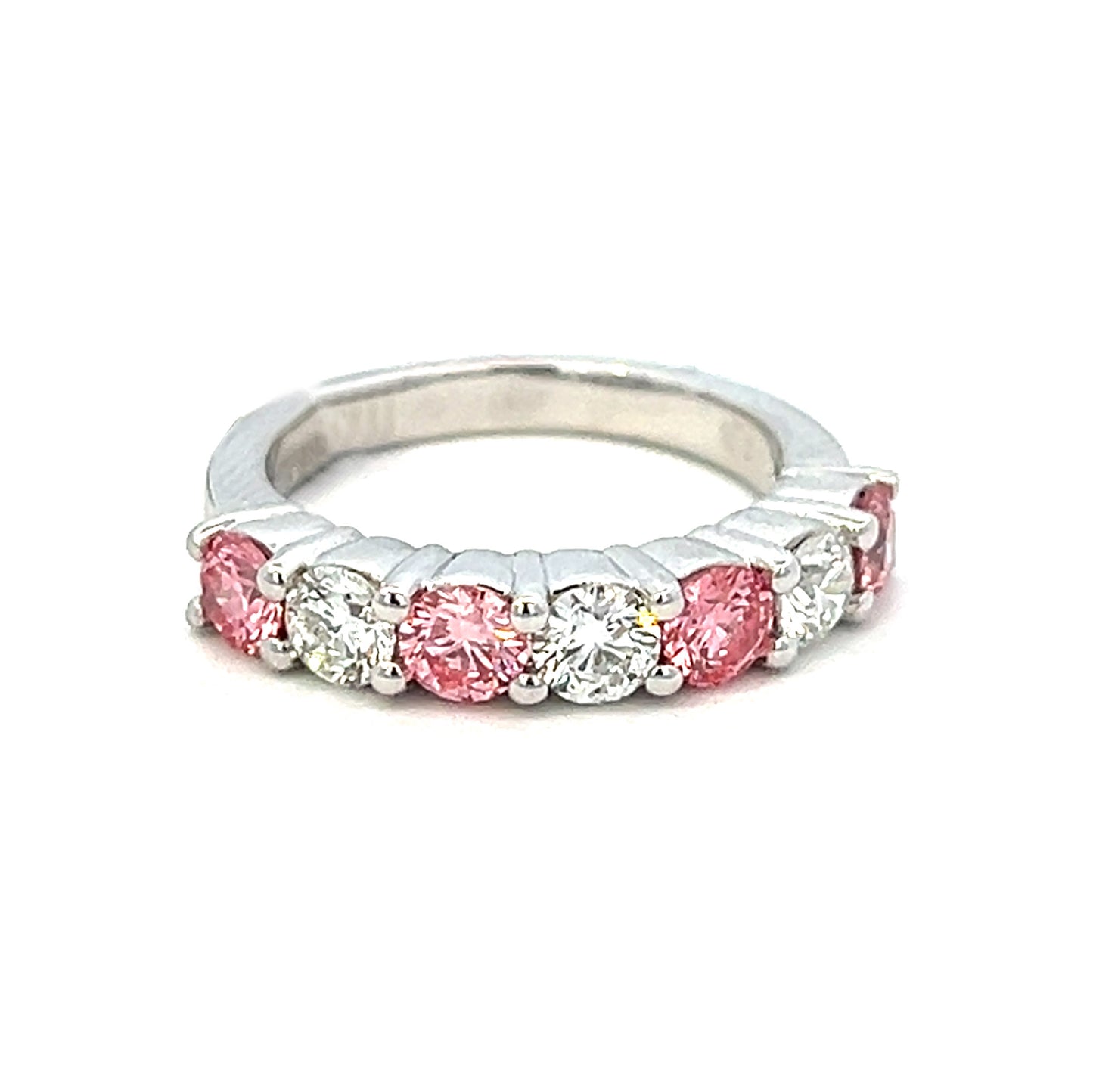 1.75cttw Lab Grown Pink Diamond Ring | Pink Diamond Ring | Pink Diamonds Rings