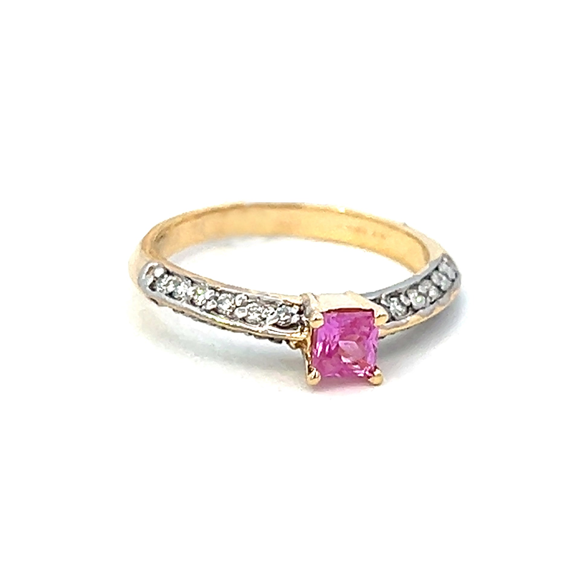 Pink Sapphire Ring | Sapphire Engagement Rings Pink | Ring with Pink Stone