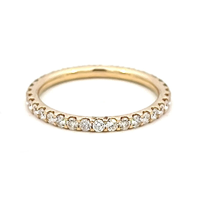 .68cttw Diamond Wedding Band | Natural Diamond Eternity Band | 14k Yellow Gold