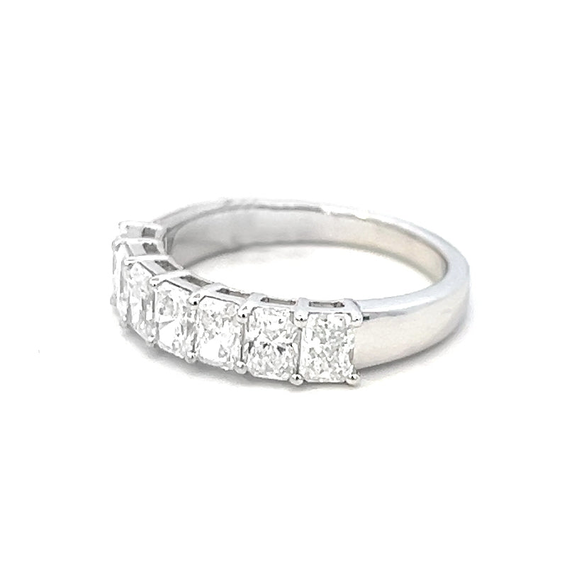 1.63cttw Emerald Cut Engagement Ring Diamond | Emerald Cut Engagement Ring | 14k White Gold