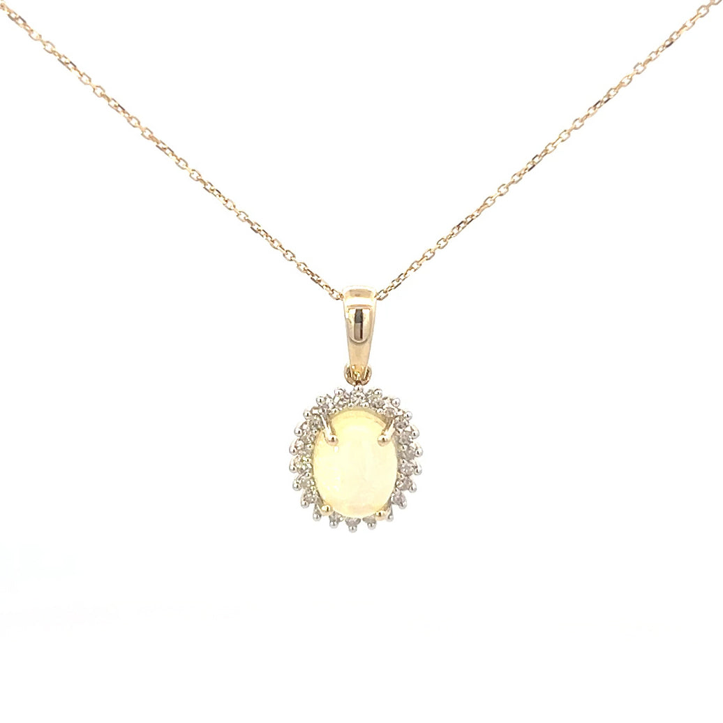 Opal Gemstone Necklace | Opal Pendant Necklace | Kleins Jewelry