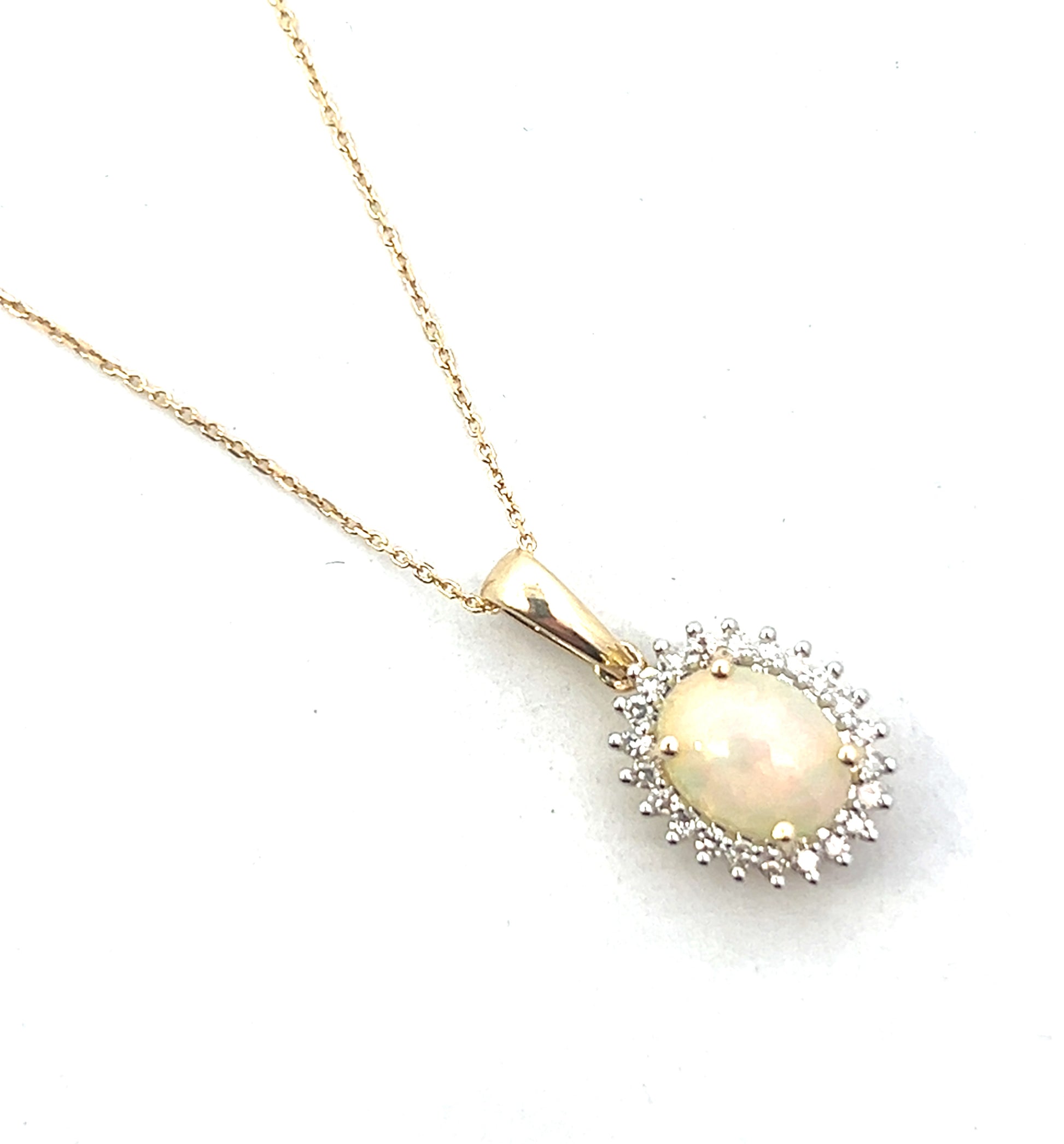 Opal Gemstone Necklace | Opal Pendant Necklace | Kleins Jewelry