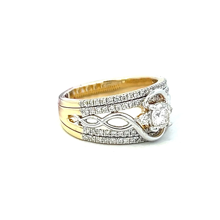 1.40cttw Natural Diamond Engagement Ring | Engagement Ring Gold | Certified