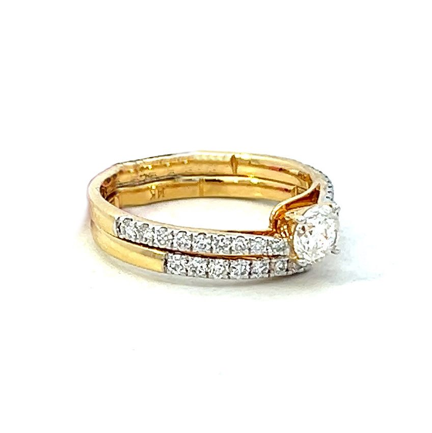 1.54cttw Natural Diamond Engagement Ring | Engagement Ring Gold | Certified