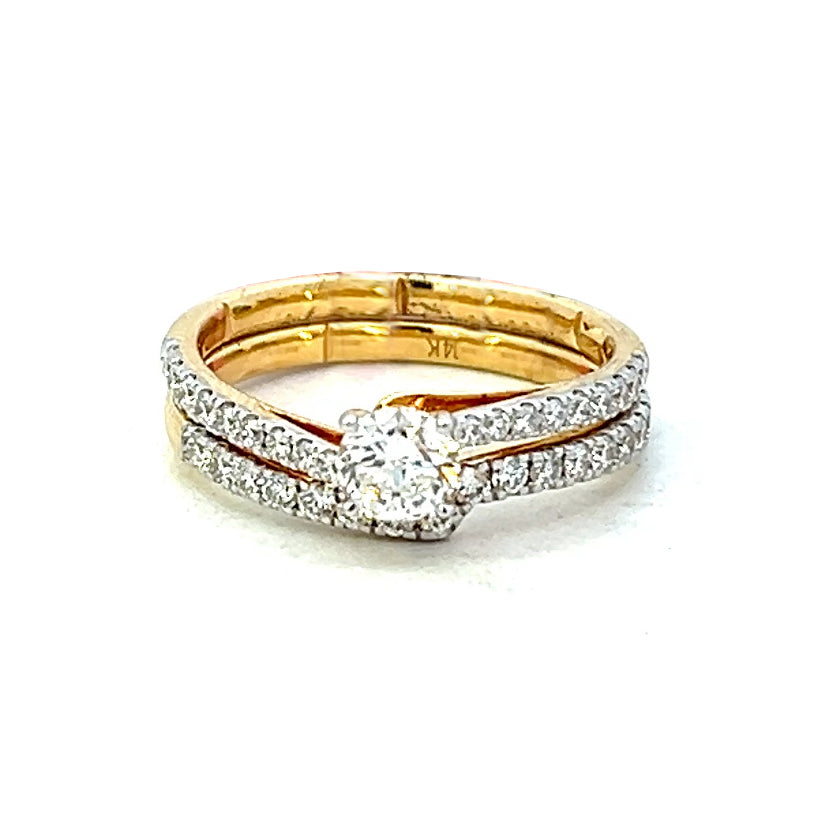 1.54cttw Natural Diamond Engagement Ring | Engagement Ring Gold | Certified