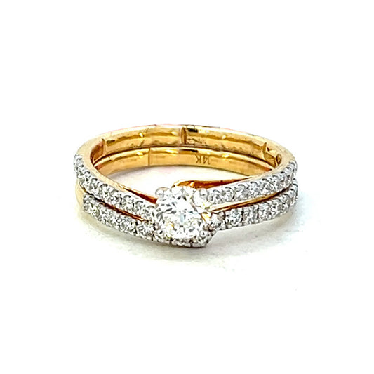 1.54cttw Natural Diamond Engagement Ring | Engagement Ring Gold | Certified