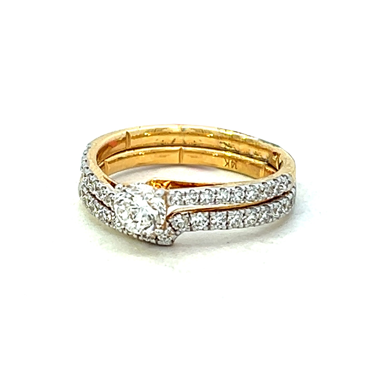 1.54cttw Natural Diamond Engagement Ring | Engagement Ring Gold | Certified