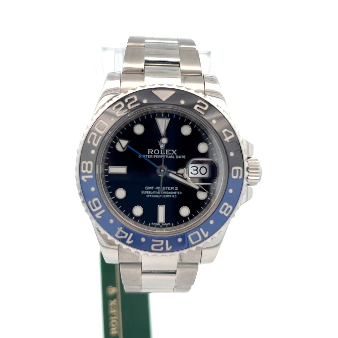 Rolex GMT Master II "Batman" | Batman Rolex | Rolex 116710BLNR | 2017 40mm