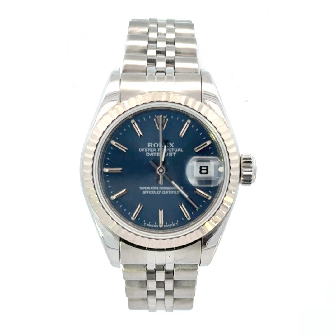 Rolex 79174 | Rolex DateJust Blue Dial | 26mm 1999