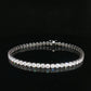 14k White Gold Lab Grown Diamond Tennis bracelet