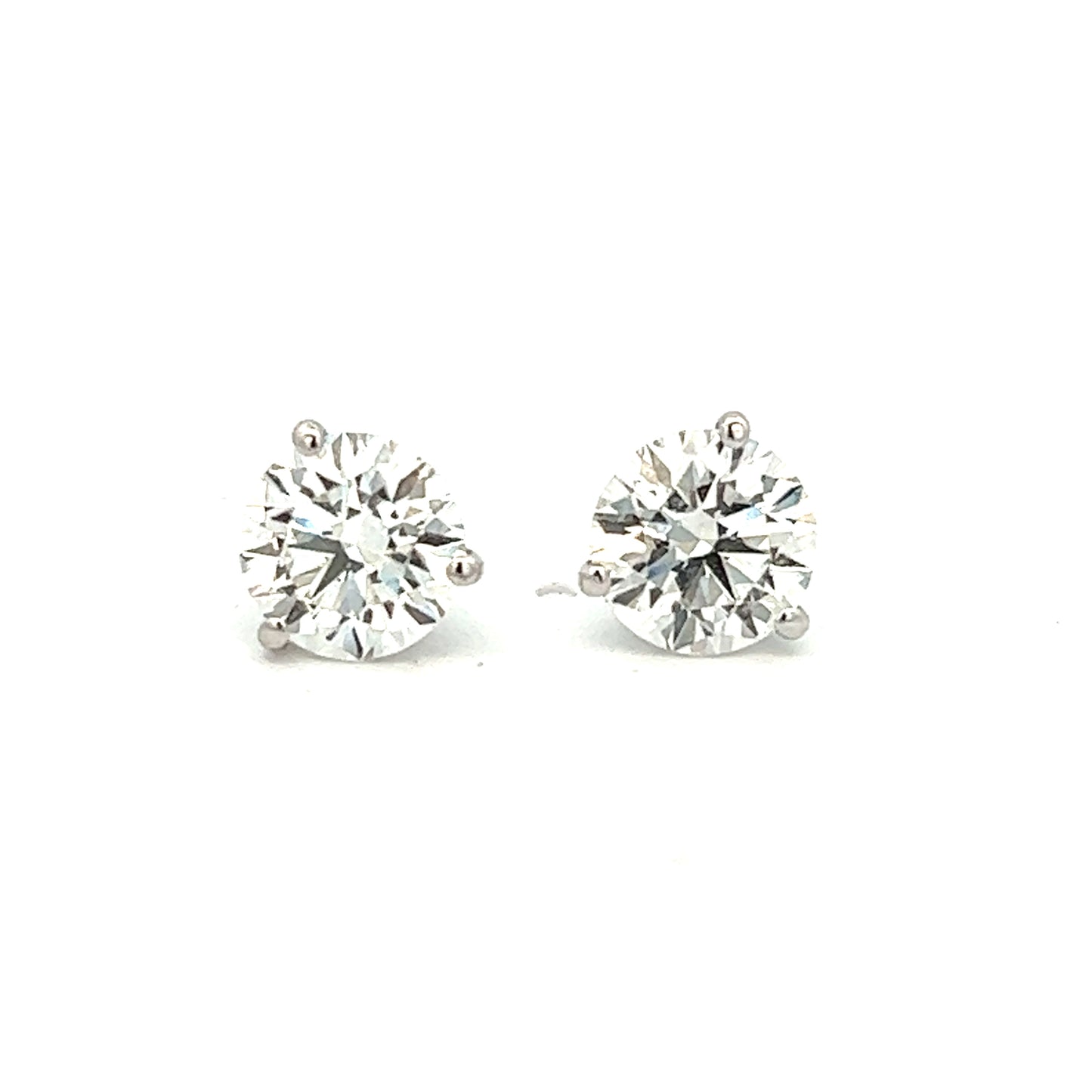 4 Carat Diamond Stud Earrings | IGI Certified Diamonds