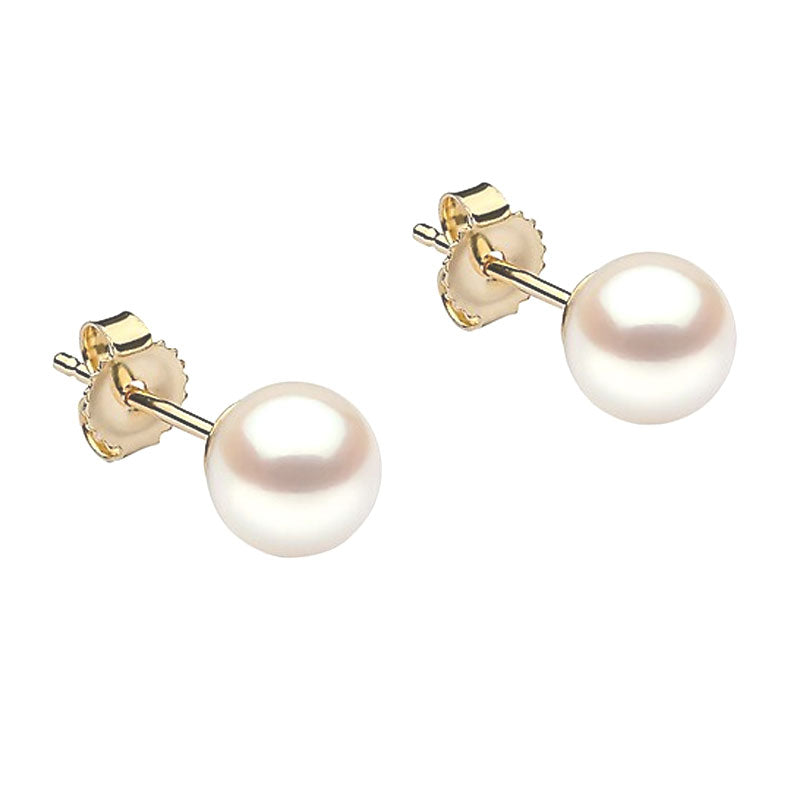 6mm pearl earrings