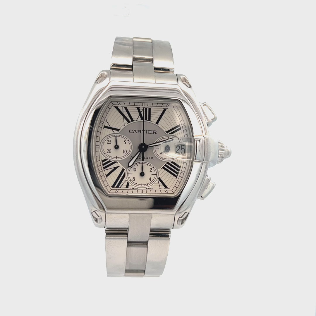 Luxury Redefined Pre Owned Cartier Roadster XL Chronograph