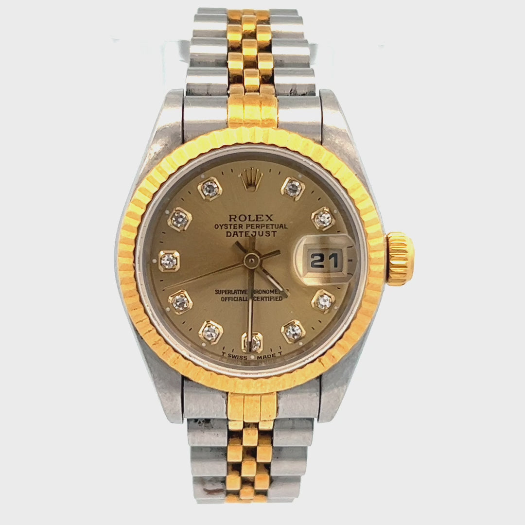 Rolex 69173 | Ladies Rolex Datejust 26mm Video | Vintage Rolex