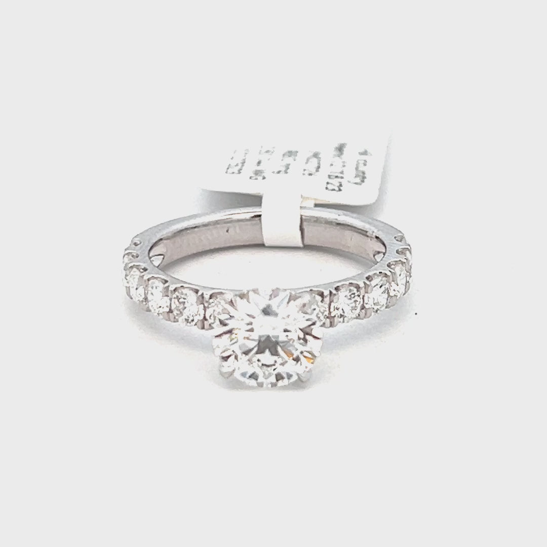 2.5 Carat Diamond Ring Video | Lab Grown Diamond Engagement Ring Video