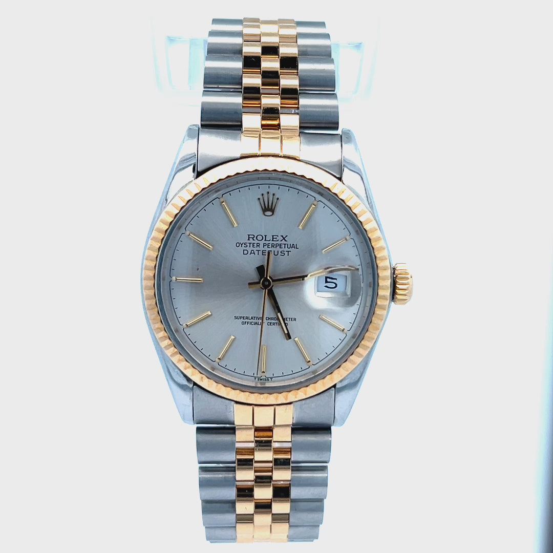 Video of a Rolex 16013 | Two Tone DateJust Rolex | Rolex Datejust 16013 | 1985 36mm