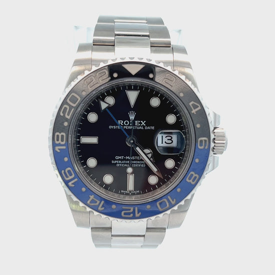 Video of Rolex Batman | Rolex 116710 | 40mm | Rolex GMT Master II "Batman"