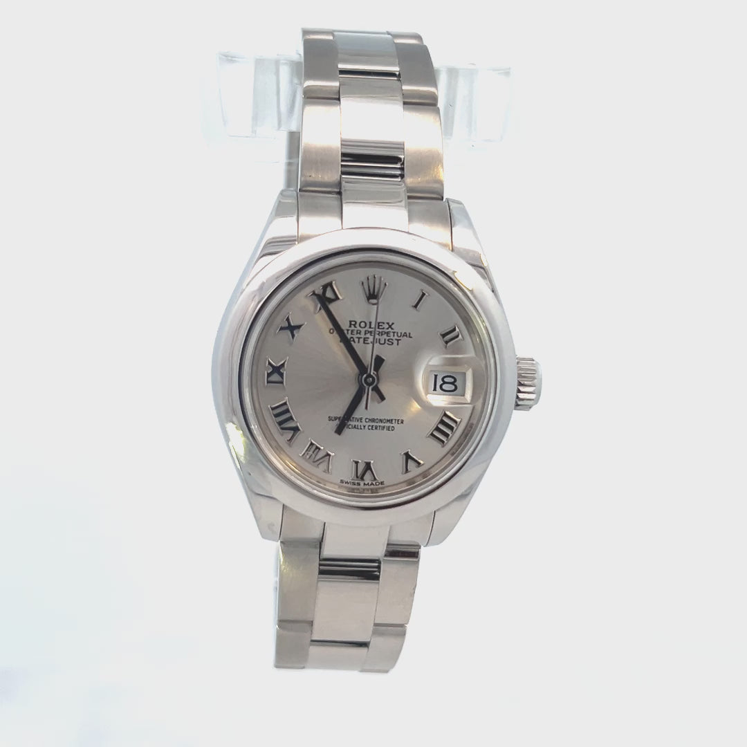 Video of a Rolex 279160 | DateJust 279160 Video | 28mm Silver Roman Dial Video