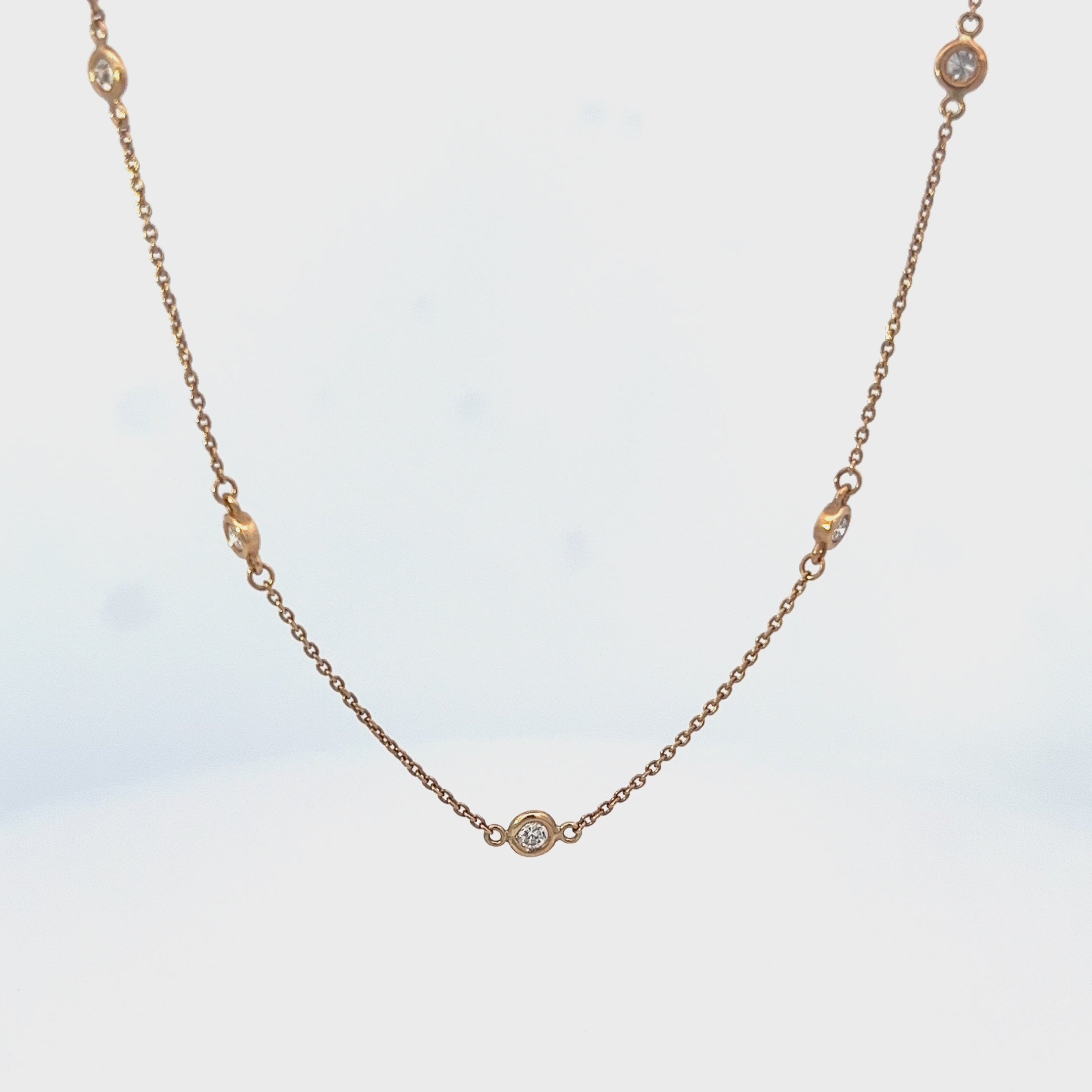 Diamonds by the Yard Necklace - Nuha Jewelers