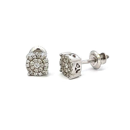 1/8ct total weight diamond earrings