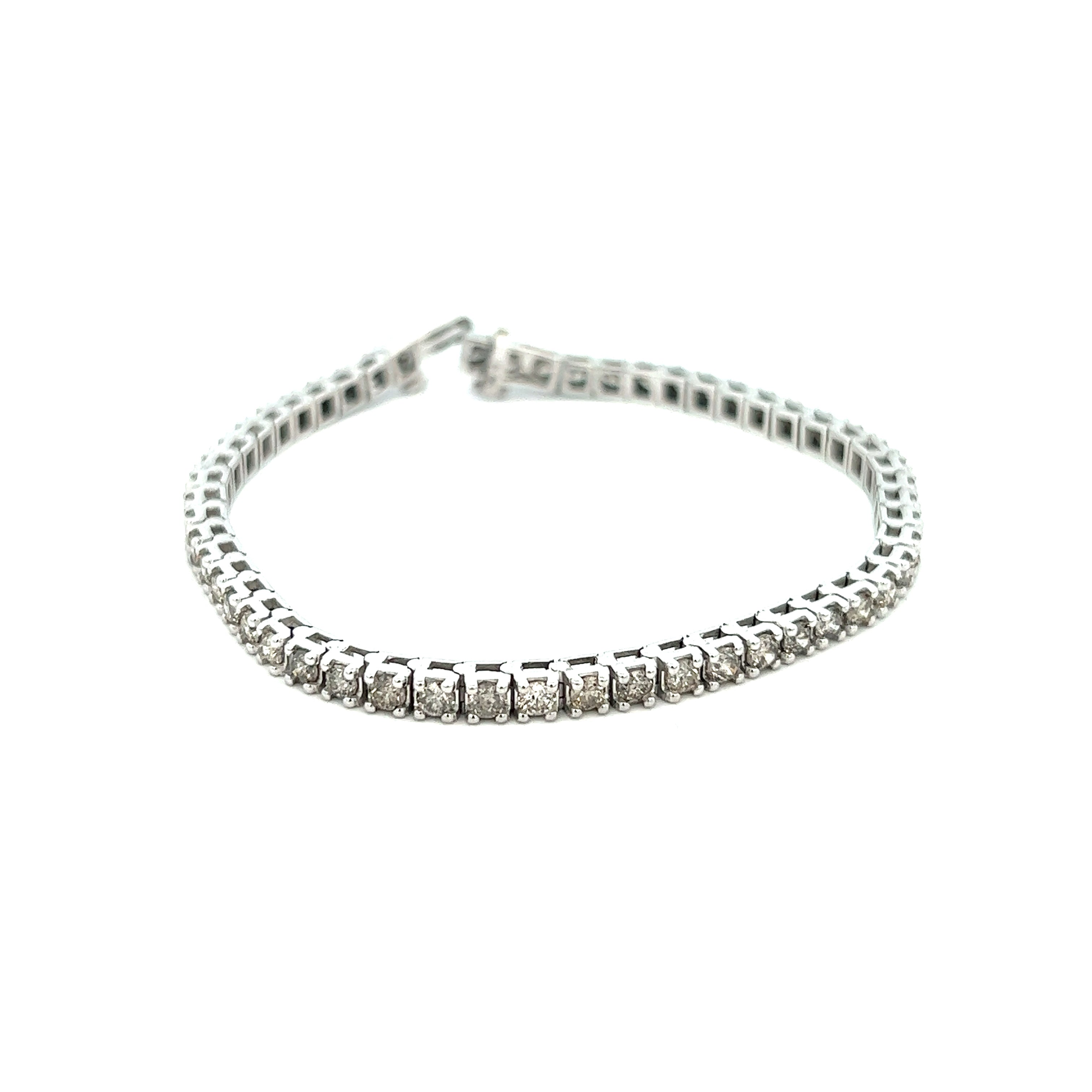 White gold store dainty bracelet