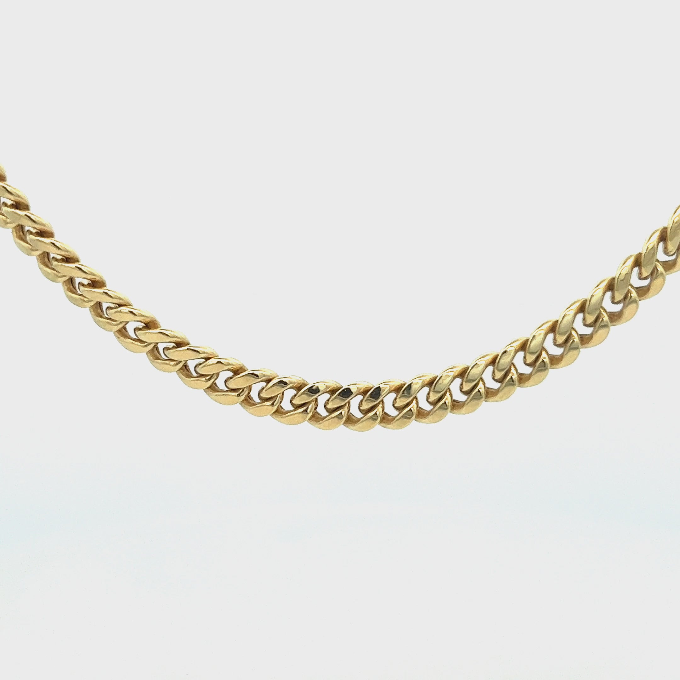 5mm Cuban Link Chain | 14k Yellow Gold Cuban Link Chain