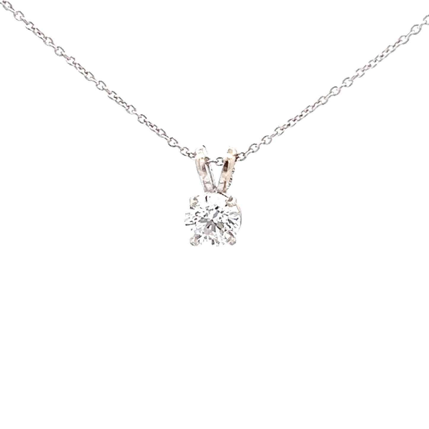 .50ct Round Brillant Cut Diamond Pendant Necklace