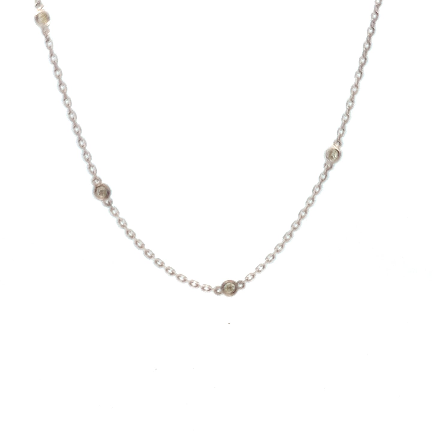 18in Necklace 0.33ct Diamonds By The Yard Necklace