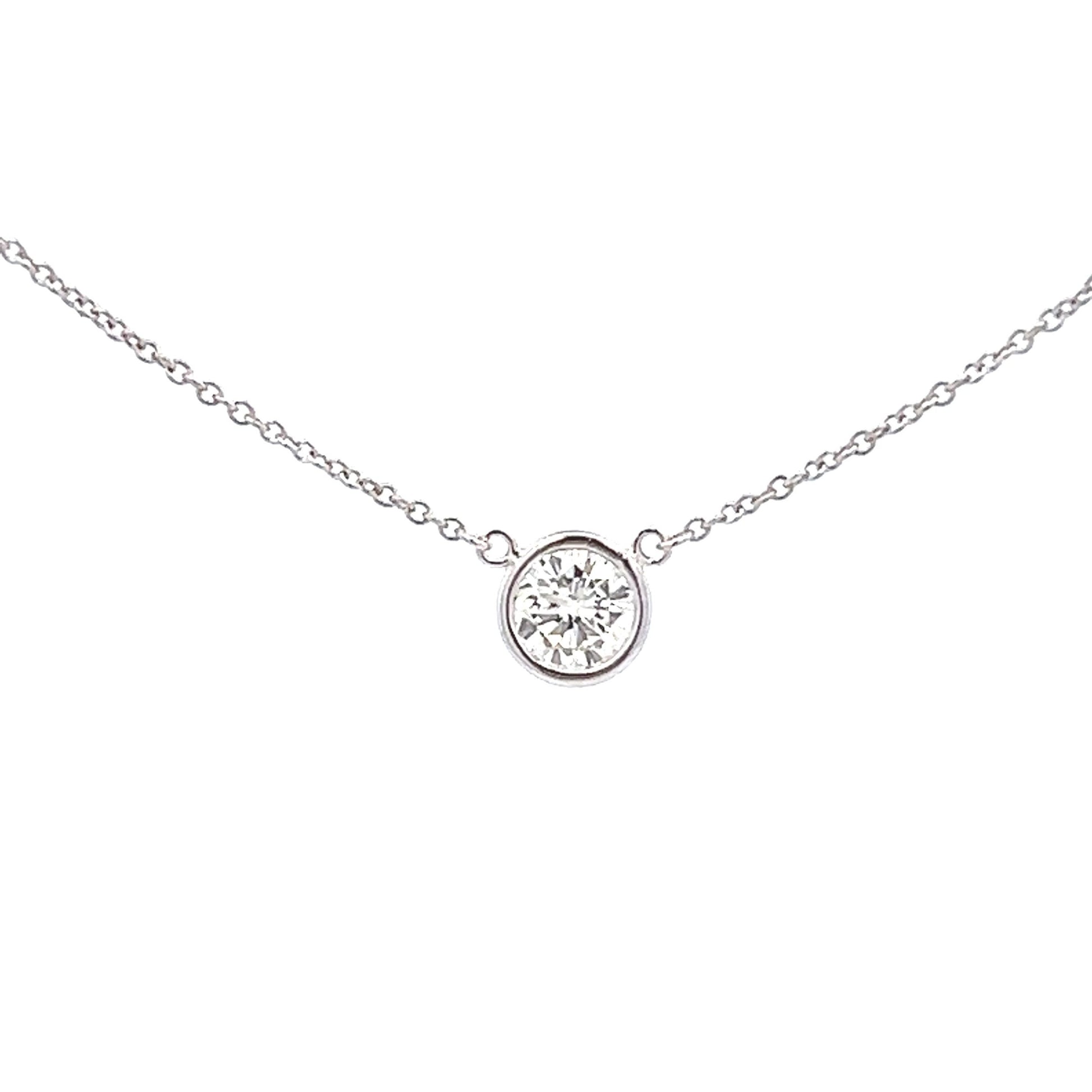 .50ct Platinum Diamond Pendant Necklace